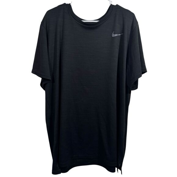 Nike Dri-Fit Black Short Sleeve Athletic T-Shirt - Picture 1 of 4